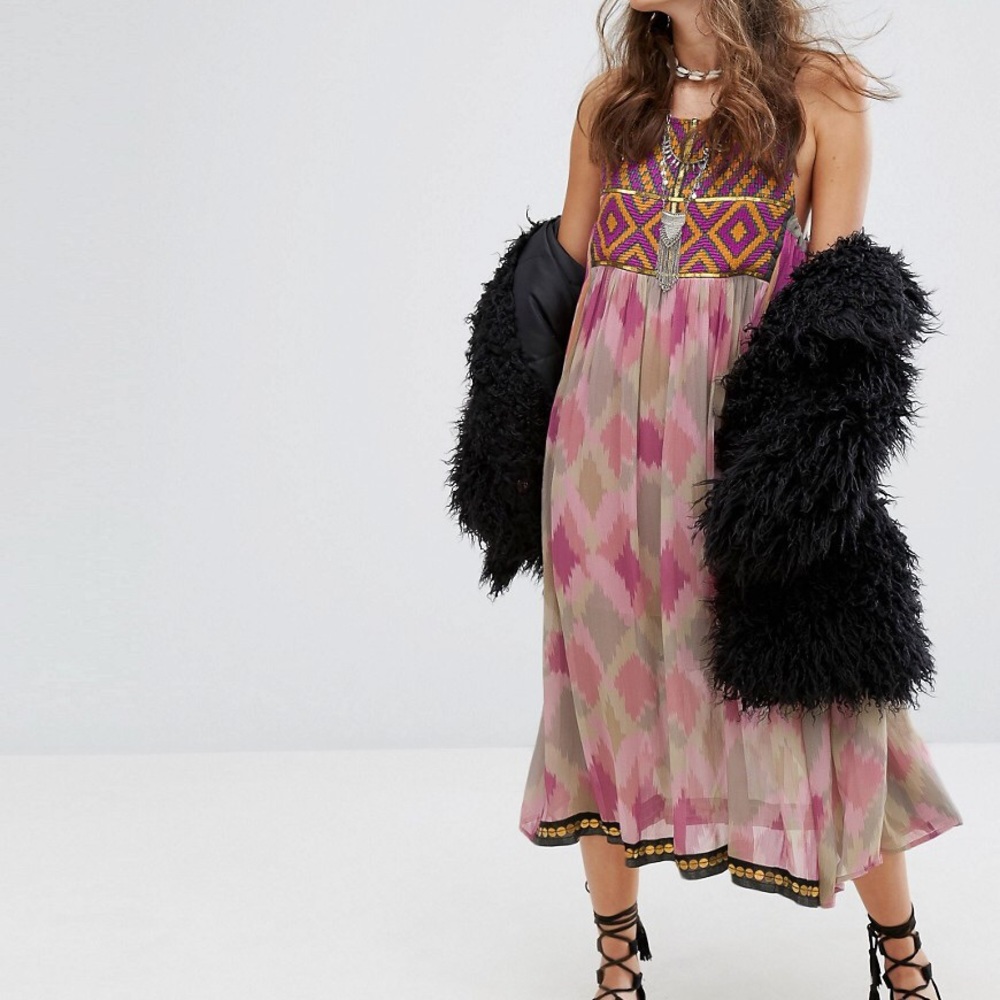 NWT free people home sweet home maxi dress